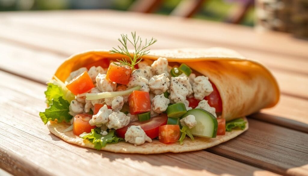 chicken salad wrap