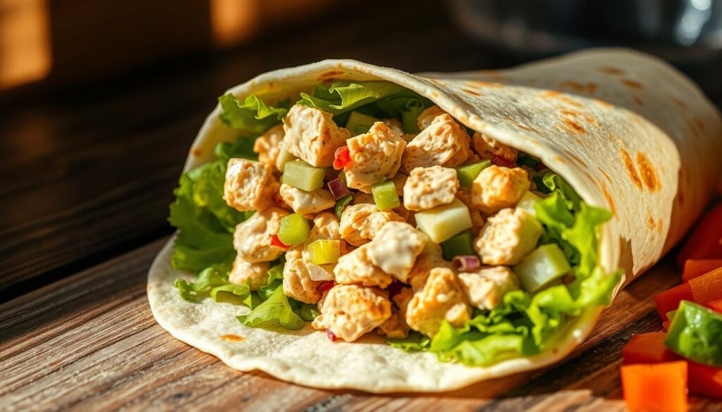 chicken salad wrap