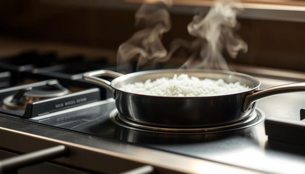 stovetop rice cooking